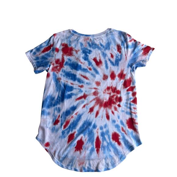 Disney Stitch Kid's Children Patriotic Tie Dye T-Shirt 3D Large (11/13) 4th July - Picture 2 of 5